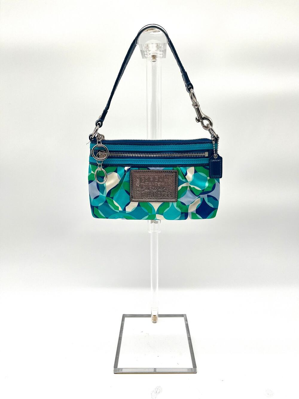 COACH Vintage Poppy Kaleidoscope Mini Bag, Blue